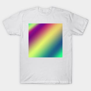 red blue green abstract texture background T-Shirt